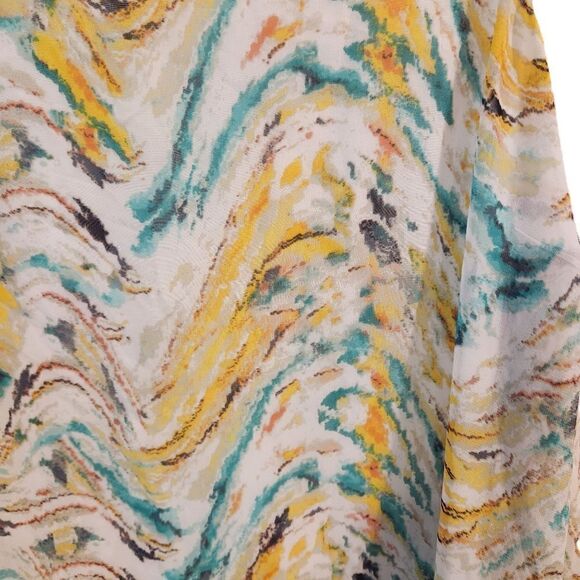 Jennifer Lopez Multicolor Sleveless Blouse Top 1X Women's - Picture 4 of 6